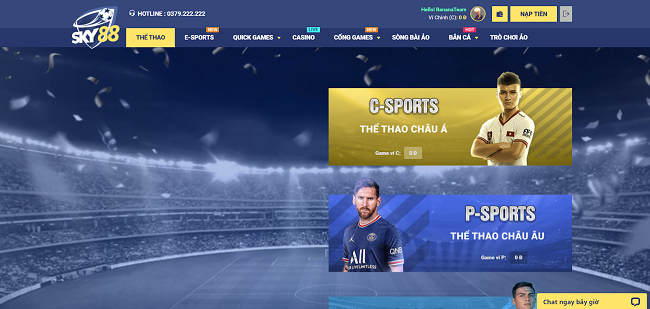 Link vào SKY88 bị lỗi